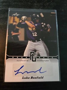 2013 Leaf Perfect Game Showcase Luke Bonfield #114 Auto Autograph - Picture 1 of 2