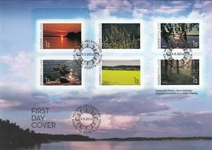 Finland Exotic Very Beautiful Midnight Sun Summer Nature Finland Mint FDC 2014  - Picture 1 of 1