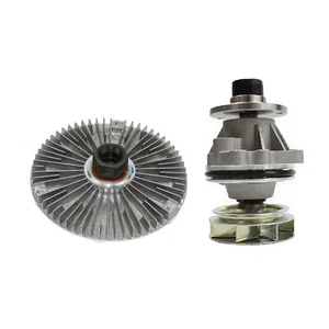 2X Cooling Water Pump & Fan Clutch Kit for BMW 3 5 7 Series E39 E53 E46 E39 E60 - Picture 1 of 8