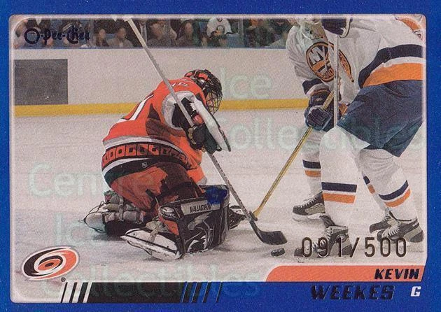 2003-04 O-pee-chee Blue #22 Kevin Weekes - Image 1 of 1