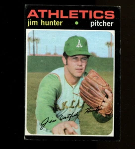 1971 Topps Baseball #45 Jim Hunter Card - VG #3205 - Picture 1 of 1