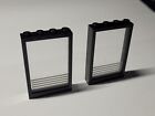 Lego 2x Window Frame 2493/4347 (1x4x5) with Glass - Various Colours - Free P&P