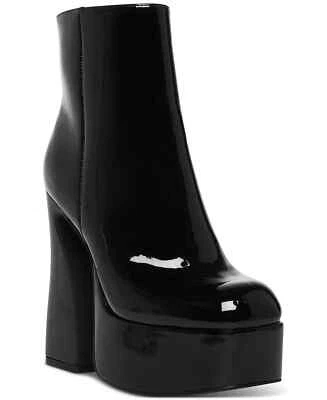 Botas plataforma Madden Girl femininas Kourt salto esculpido - 9,5 - Preto - Imagem 1 de 4