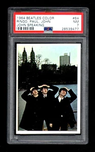 1964 Beatles Color #64 Ringo Starr John Lennon Paul McCartney PSA 7 - Picture 1 of 2