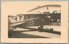 EARLY AVIATION GERMAN BIPLANE ANTIQUE REAL PHOTO POSTCARD