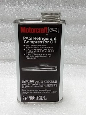 Aceite refrigerante Motorcraft Ford OEM NOS PAG YN-12-C F7AZ-19589-DA Foto 1 de 4