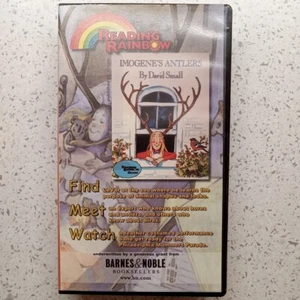 Reading Rainbow VHS "Imogene's Antlers" Ep #033/155 LeVar Burton ExLib - Picture 1 of 7