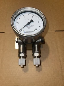Ashcroft 5503 Differential Pressure Gauge (105503SSD04L 10#) - Picture 1 of 4