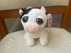 AURORA DREAMY EYES COW 6” SOFT TOY PLUSH WITH TAGS - Picture 1 of 1
