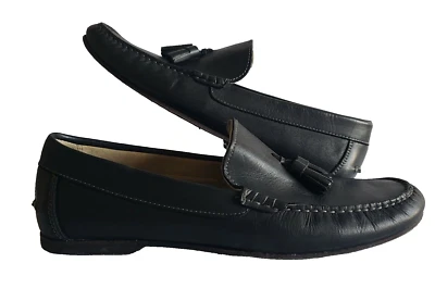 Mocasines Sandro Moscolini Cuero Hombre Borla Negro Talla 10 Hecho en España Foto 1 de 4