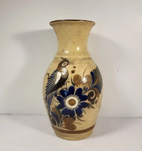 Schöne handbemalte mexikanische Tonala Studiokeramik Vase 10,5"x5" - Bild 1 von 10