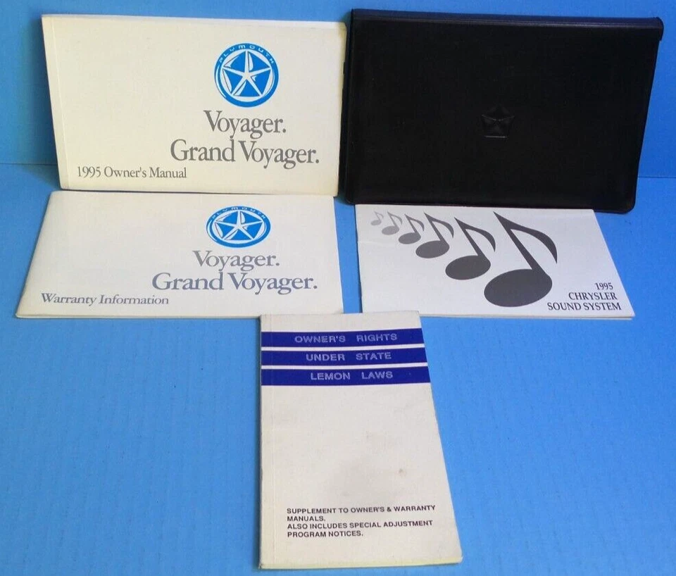95 1995 Plymouth Voyager/Grand Voyager manual del propietario Foto 1 de 1