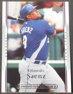 Olmedo Saenz 2007 Upper Deck Predictor Edition Silver #779 Los Angeles Dodgers - Image 1 of 2