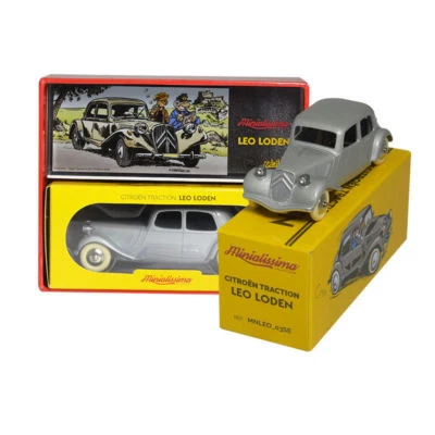 Coffret Citroën Traction Leo Loden by Minialuxe 1/43 Ref MNLEO_03SE - Photo 1/4