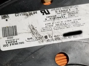 Carol C2119A 18awg Solid Tinned Copper PVC Hook Up Wire AWM 1015 Orange /100ft - Picture 1 of 5
