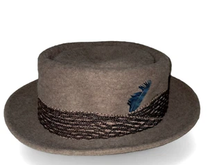 Ferncroft klassischer Woll-Fedora-Hut Gr. 6 3/4 Vintage - Bild 1 von 11