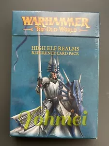 High Elf Realms Reference Card Pack - Old World - English - NEW - Picture 1 of 2