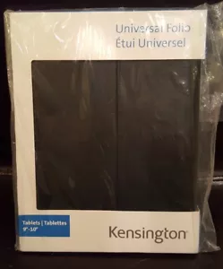 Kensington Universal Black Folio Folder Protective Cover For Tablet 9"-10" - Picture 1 of 2