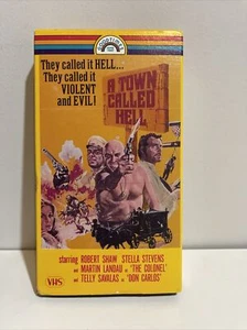 A TOWN CALLED HELL VHS Good Times Home Video Robert Shaw Telly Savalas - Picture 1 of 1