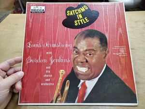 LOUIS ARMSTRONG with GORDON JENKINS Satchmo In Style, 1958 Decca DL 8840 Mono LP - Picture 1 of 7