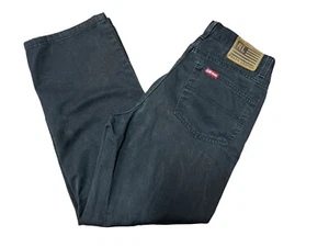 VTG Polo Jeans Ralph Lauren Men's Denim Black Jeans Leather Tab Size 31x 27 - Picture 1 of 11