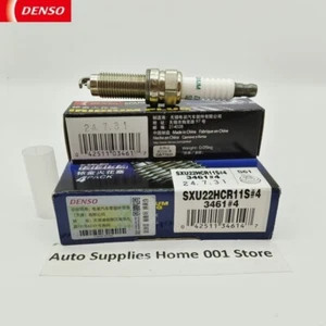 4PCS 12290-R40-A02 DENSO SXU22HCR11S 3461 Spark Plug For Honda CR-V Civic Acura - Bild 1 von 6