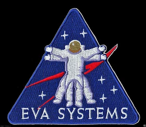 ORIGINAL AB Emblem NASA - EVA SYSTEMS - VITRUVIAN MAN SHUTTLE SPACE PATCH - Picture 1 of 2