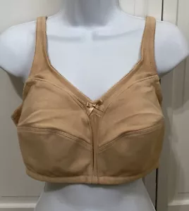 NEW Comfort Choice 42B Wirefree Full Coverage Seamless Leisure Beige Bra - Picture 1 of 9
