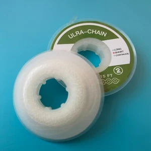 10 X Bandas elásticas de goma transparentes de 15 pies para cadena eléctrica de ortodoncia dental - Imagen 1 de 6