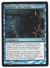1 x Foil MTG Quest for Ula's Temple Magic The Gathering Worldwake Set Foil