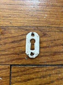 Antique Rim Lock Mortise Lock Key Hole Cover Plate Lock Skeleton Key Escutcheon - Picture 1 of 4