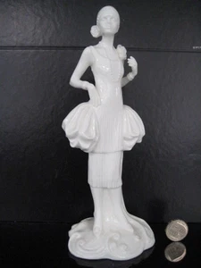 ROYAL WORCESTER 1920er VOGUE COLLECTION BONE CHINA FIGUR Ltd ED KITTY ART DECO - Bild 1 von 3