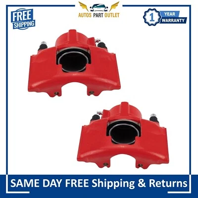 Nuevo juego de pinzas de freno delanteras para Cadillac Chevy Dodge GMC 1998-2002 Foto 1 de 4