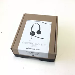 Plantronics EncorePro 525 USB Dual Headset | USB-A Connection - Picture 1 of 2