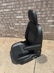 2015-2024 FORD TRANSIT Black Vinyl Passenger Right Side Front Seat No Buckel ! - Picture 1 of 9