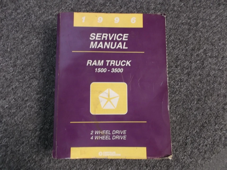 1996 Dodge Ram Truck 1500 2500 3500 LT ST Laramie SLT Service Repair Shop Manual — 第 1/1 张图片