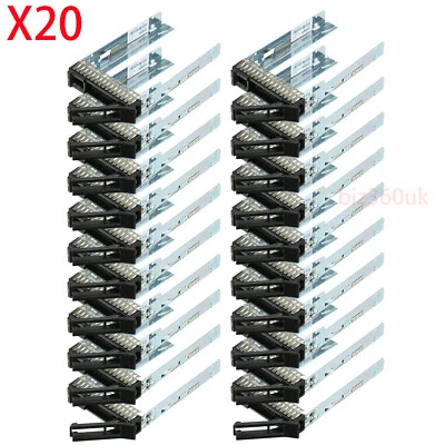20-pcs 2.5" SFF 00E7600 Driver Caddy Tray For IBM LENOVO X3550 X3650 M5 X3850 X6 - Image 1 of 4