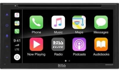 Boss BV900ACP Car Double-Din Apple CarPlay Android Auto DVD/CD 6.75" Receiver - Image 1 of 4