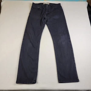 Levis 514 Jeans Herren 33x32 Schwarz Slim Straight Baumwolle Medium Wash Denim - Bild 1 von 12