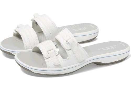 Nuovi sandali Clarks Cloudsteppers Breeze Piper da donna taglia 11M 11 slip on sportivi