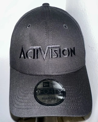 动视黑色游戏棒球帽罕见经典标志使命召唤哥特全新 — 第 1/4 张图片