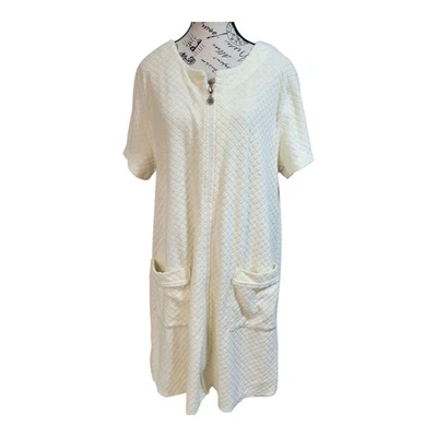 Женское пальто Sunday Brunch стеганое спереди на молнии Grandmacore L желтое удобное - Изображение 1 из 4