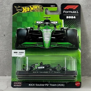 Hot Wheels Kick Sauber F1 Team #24 Zhou Guanyu F1 Formula One Premium - Picture 1 of 1
