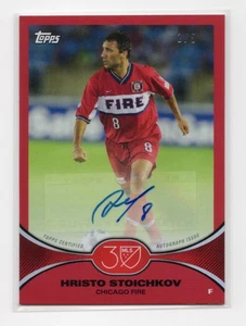 2025 Topps MLS 30th Anniversary - Hristo Stoichkov - Red 2/5 Auto - Picture 1 of 2