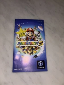 Notice Nintendo Game Cube Mario Party 5 Rare - Version FRA - Picture 1 of 2