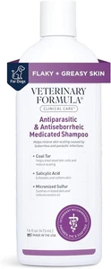 Veterinary Formula Clinical Care antiparasitisches & antiseborrhoisches Shampoo Hund 16 Unzen - Bild 1 von 10