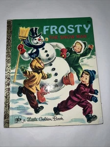 Frosty the Snow Man A little Golden Book 18th Printing Printed in USA - Imagen 1 de 9