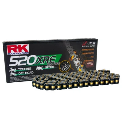Chaîne Ouverte RK Noire XRE 102-520 Rivet HYOSUNG 450 TE Rapier ATV 2007-2009 - Photo 1/2