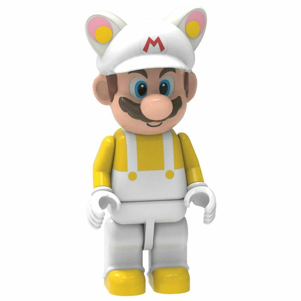 Nintendo KNEX Super Mario Bros WHITE RACCOON TANOOKI MARIO FIGURE Reznor Set - Image 1 of 1