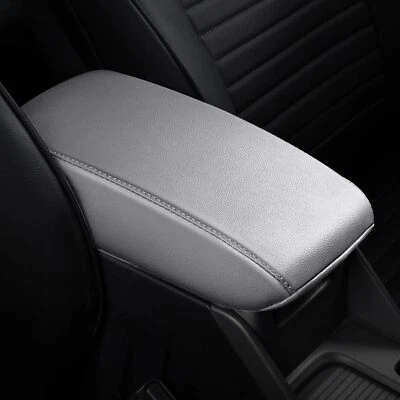For 2013-2018 Subaru Forester Gray Center Console Lid Armrest Cover Faux Cushion Foto 1 de 4